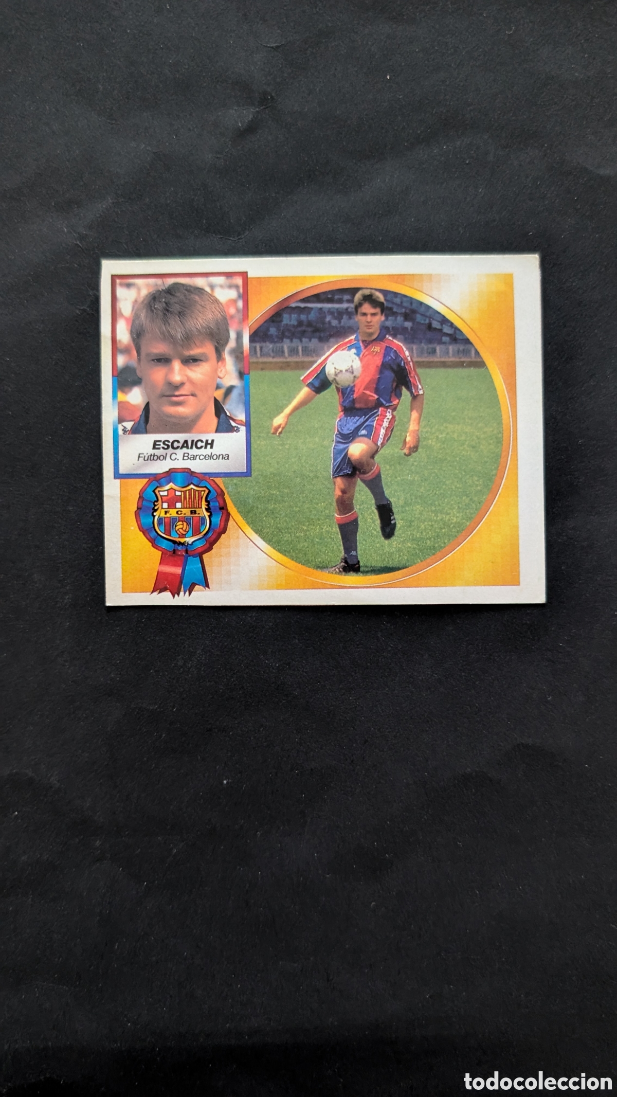 Cromos de f&uacute;tbol: ESCAICH BARCELONA FICHAJE 19 VERSION LIGA ESTE 1994/95 94 95 RECORTADO