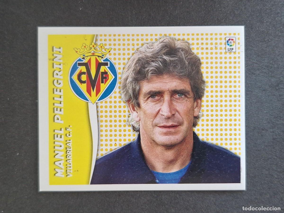 Cromos de f&uacute;tbol: L6 MANUEL PELLEGRINI ENTRENADOR VILLARREAL C. F. LIGA ESTE 2006 2007 06 07 NUNCA PEGADO SIN PEGAR