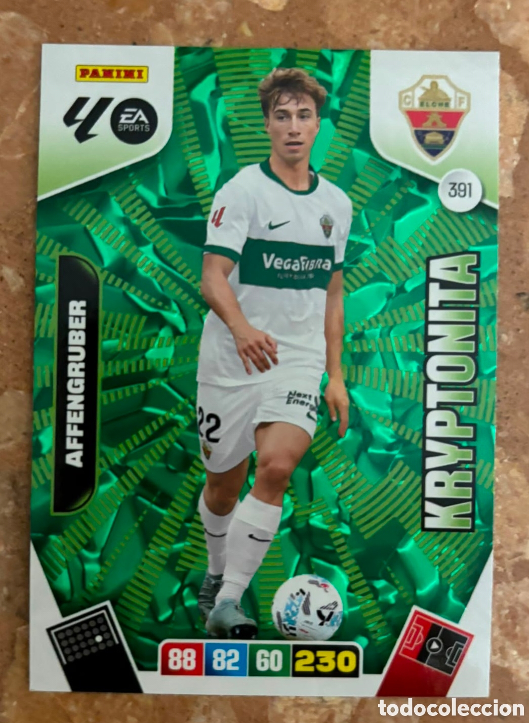 Cromos de f&uacute;tbol: ADRENALYN XL 2025 2026 / 25 26 KRYPTONITA 391 AFFENGRUBER - ELCHE