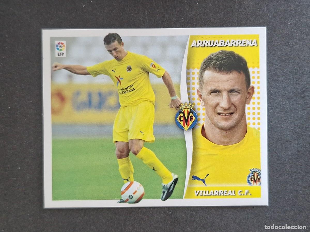 Cromos de f&uacute;tbol: L6 ARRUABARRENA VILLARREAL C. F. LIGA ESTE 2006 2007 06 07 NUNCA PEGADO SIN PEGAR
