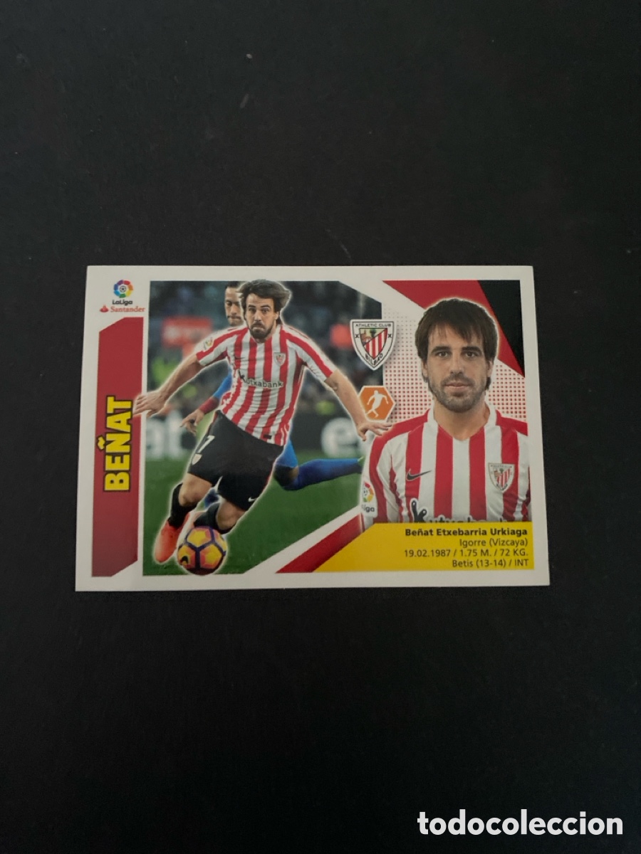 Cromos de f&uacute;tbol: Cromo liga 17/18 Athletic club N* 11