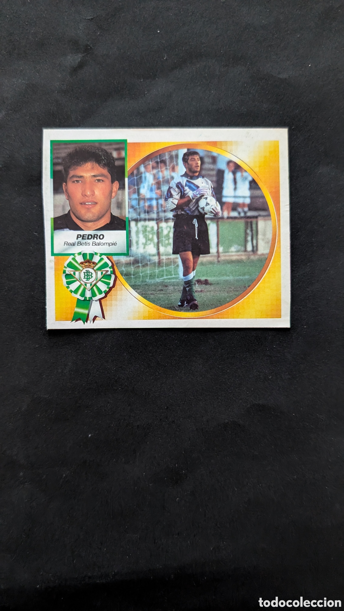 Cromos de f&uacute;tbol: PEDRO BETIS FICHAJE 27 LIGA ESTE 1994/95 94 95 RECORTADO