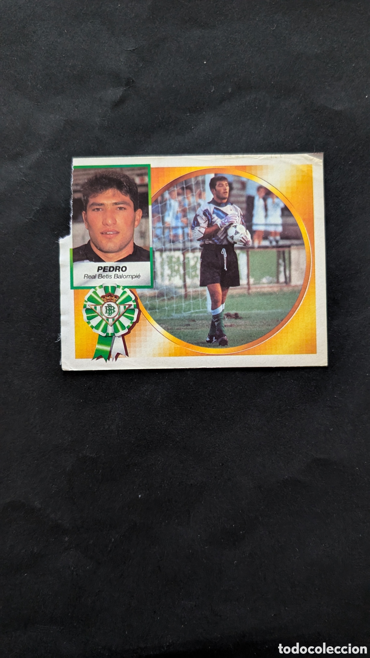 Football Stickers: PEDRO BETIS FICHAJE 27 LIGA ESTE 1994/95 94 95 RECORTADO