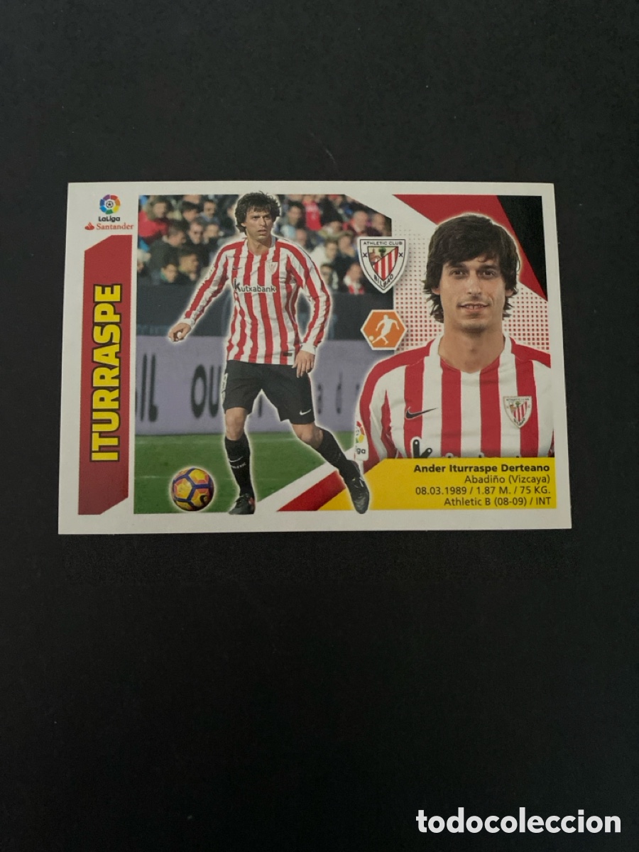 Fu&szlig;ball-Sticker: Cromo liga 17/18 Athletic club N* 10 A