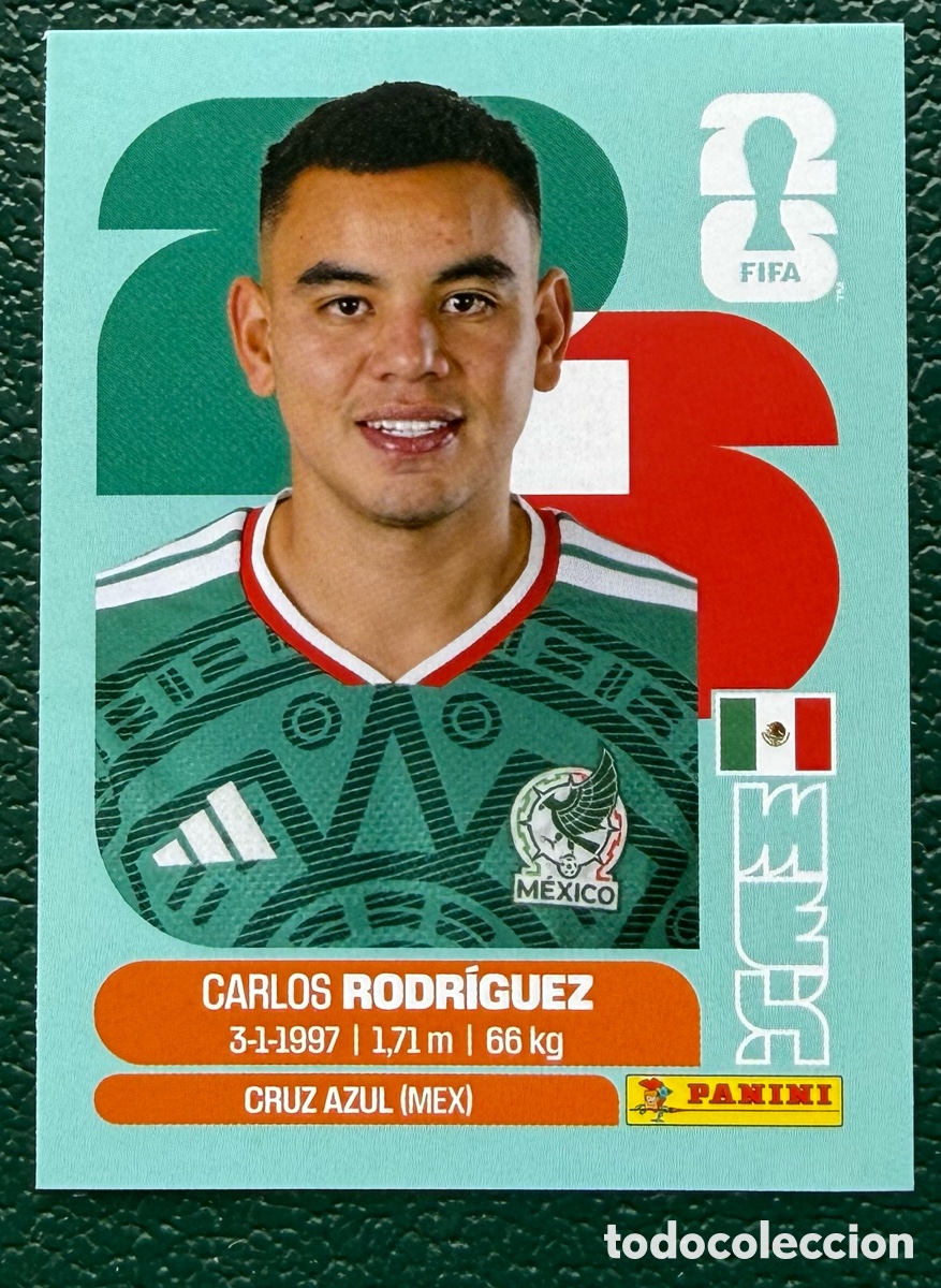 Cartes &agrave; collectionner de Football: MEX 9 CARLOS RODRIGUEZ MEXICO CROMOS ALBUM FIFA WORLD CUP MUNDIAL 2026 PANINI