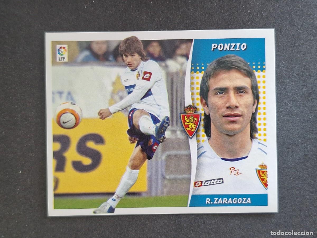 Cartes &agrave; collectionner de Football: L6 PONZIO REAL ZARAGOZA LIGA ESTE 2006 2007 06 07 NUNCA PEGADO SIN PEGAR