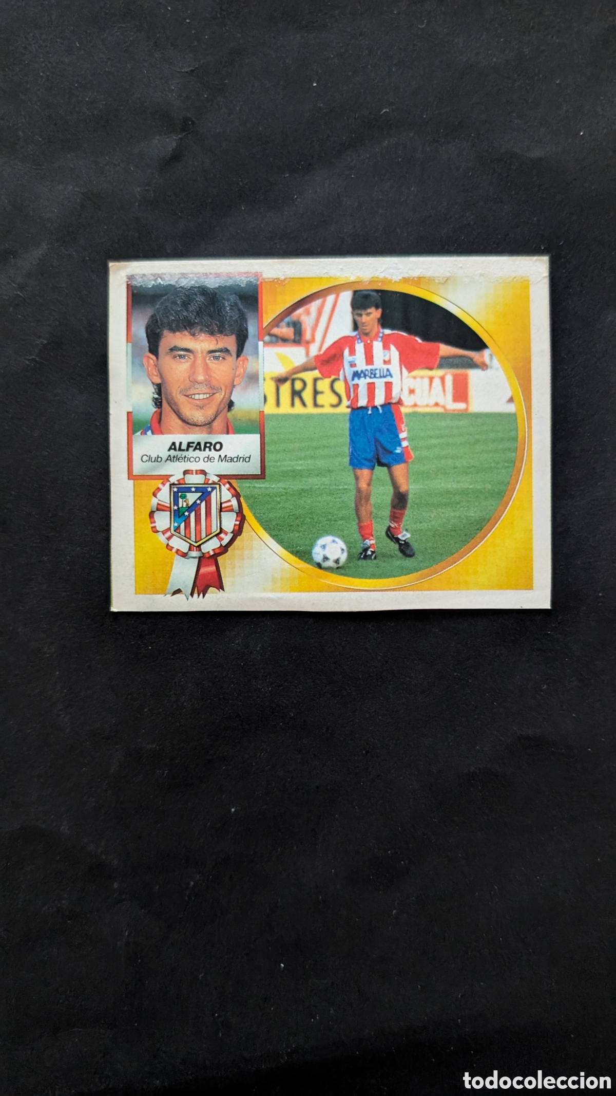 Cartes &agrave; collectionner de Football: ALFARO ATLETICO MADRID FICHAJE 34 BAJA LIGA ESTE 1994/95 94 95 RECORTADO