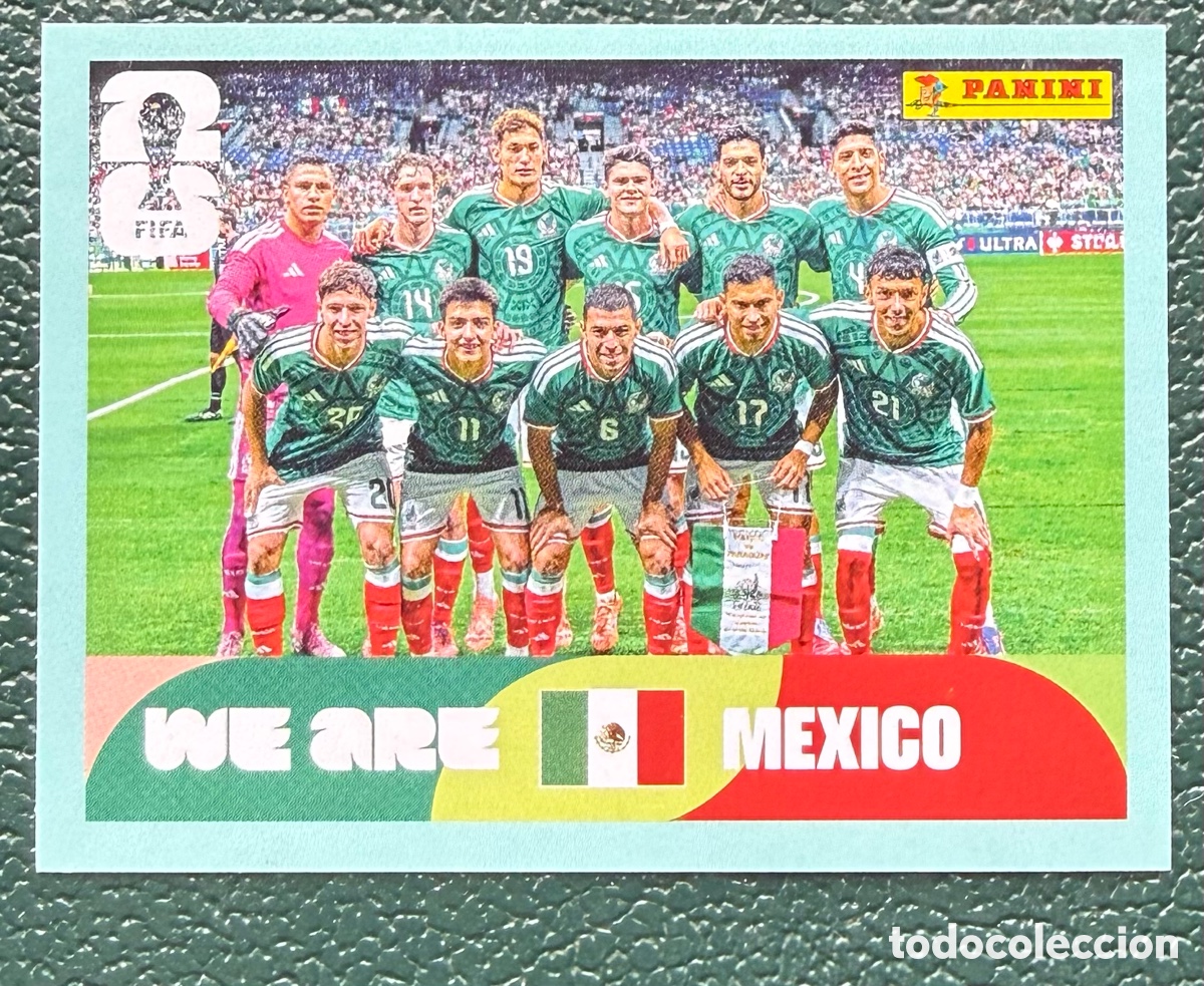 Cartes &agrave; collectionner de Football: MEX 13 ALINEACION MEXICO CROMOS ALBUM FIFA WORLD CUP MUNDIAL 2026 PANINI