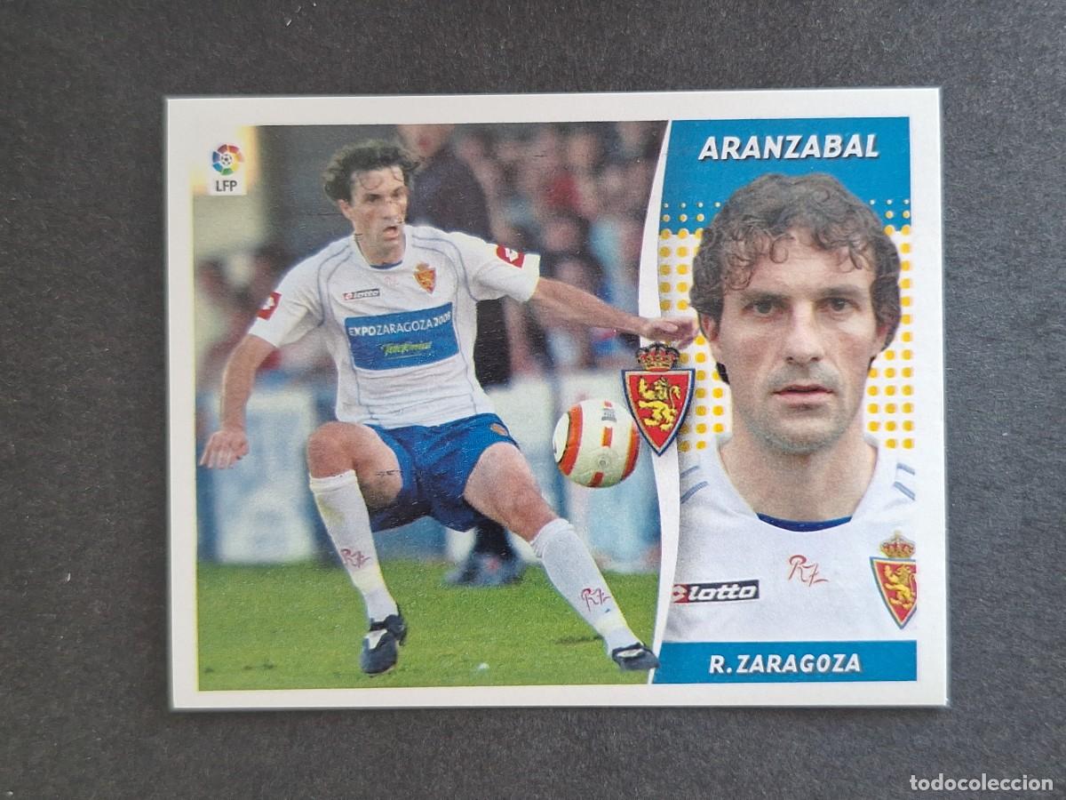 Cromos de f&uacute;tbol: L6 ARANZABAL REAL ZARAGOZA LIGA ESTE 2006 2007 06 07 NUNCA PEGADO SIN PEGAR