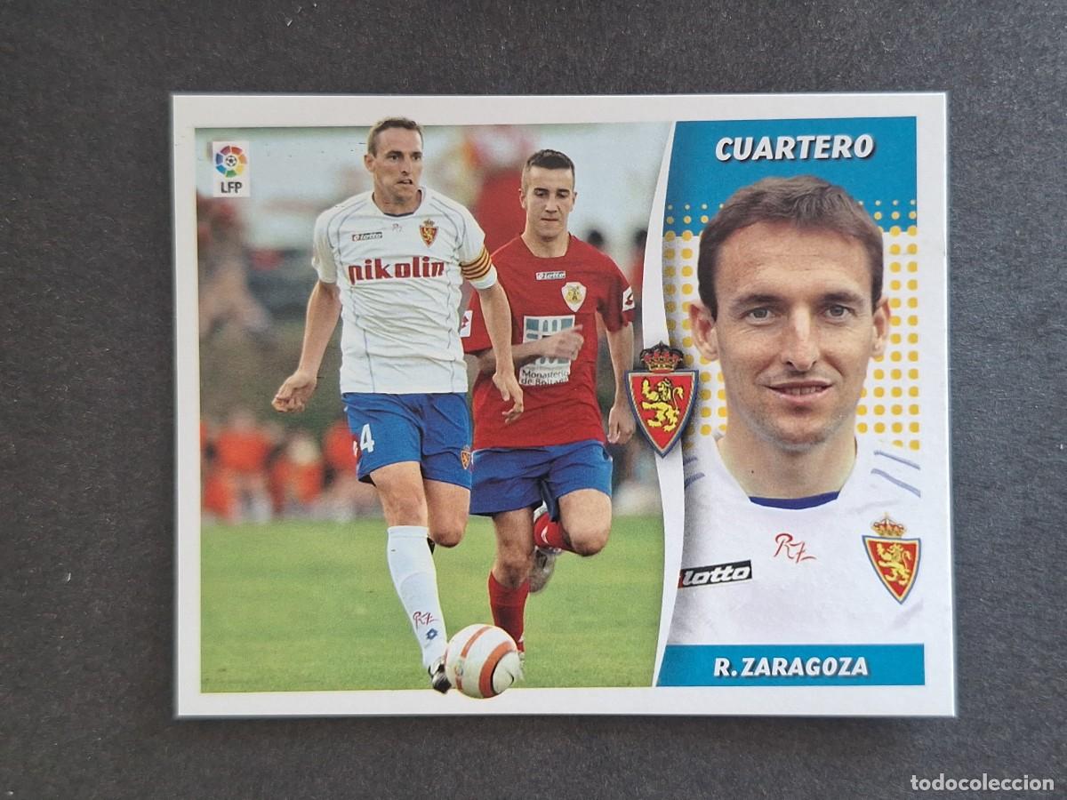 Cromos de f&uacute;tbol: L6 CUARTERO REAL ZARAGOZA LIGA ESTE 2006 2007 06 07 NUNCA PEGADO SIN PEGAR