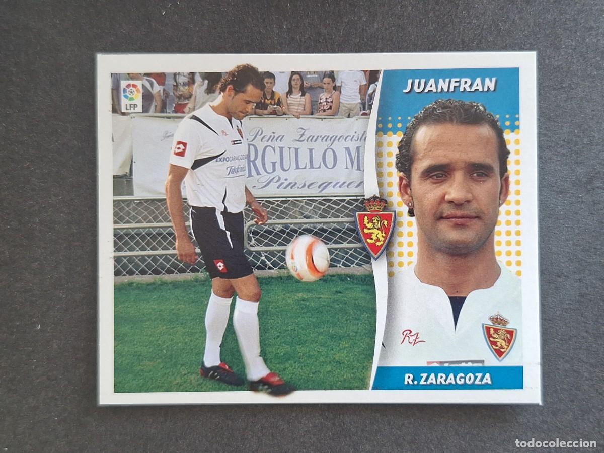 Cromos de f&uacute;tbol: L6 JUANFRAN REAL ZARAGOZA LIGA ESTE 2006 2007 06 07 NUNCA PEGADO SIN PEGAR
