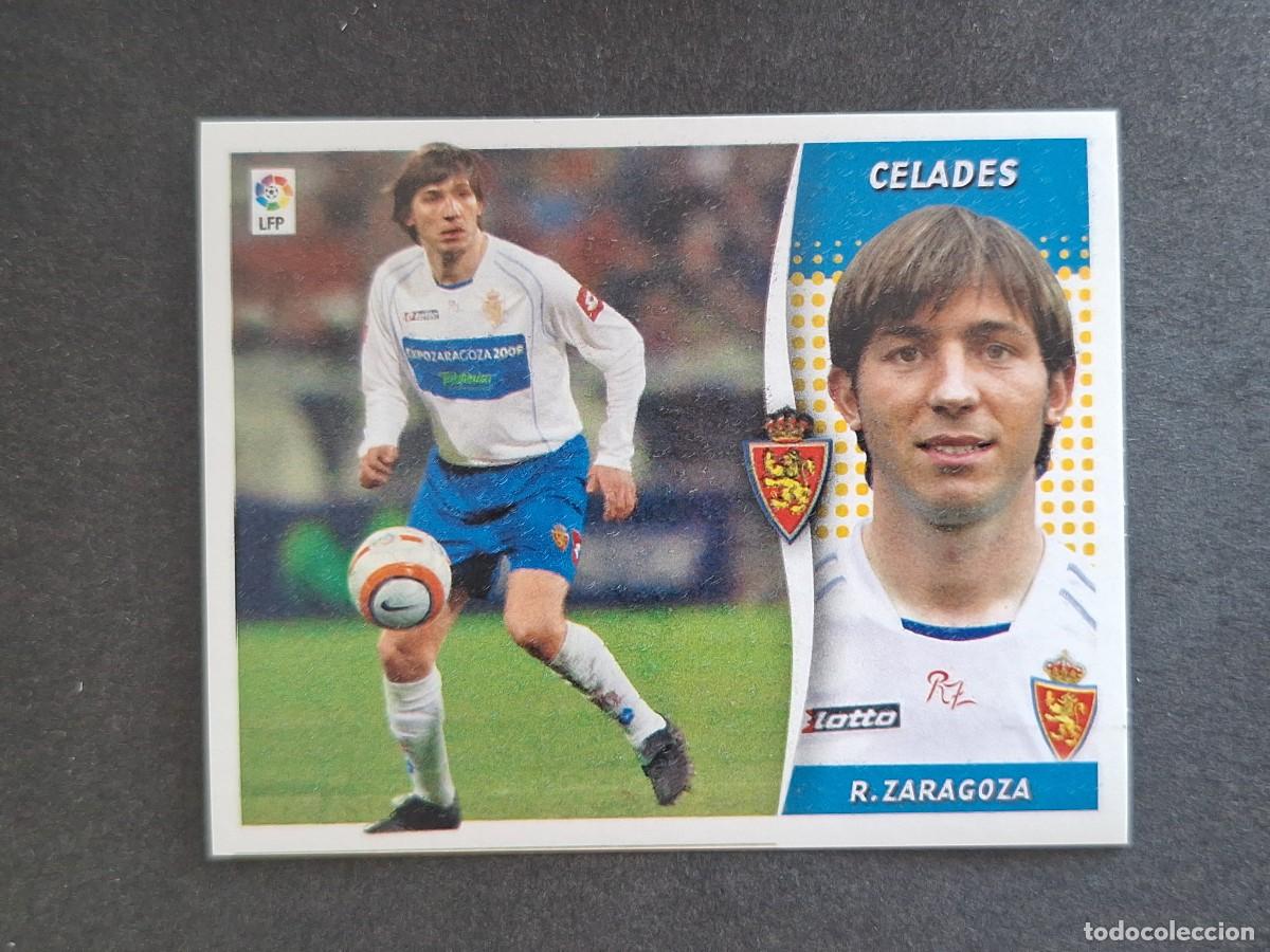 Cromos de f&uacute;tbol: L6 CELADES REAL ZARAGOZA LIGA ESTE 2006 2007 06 07 NUNCA PEGADO SIN PEGAR