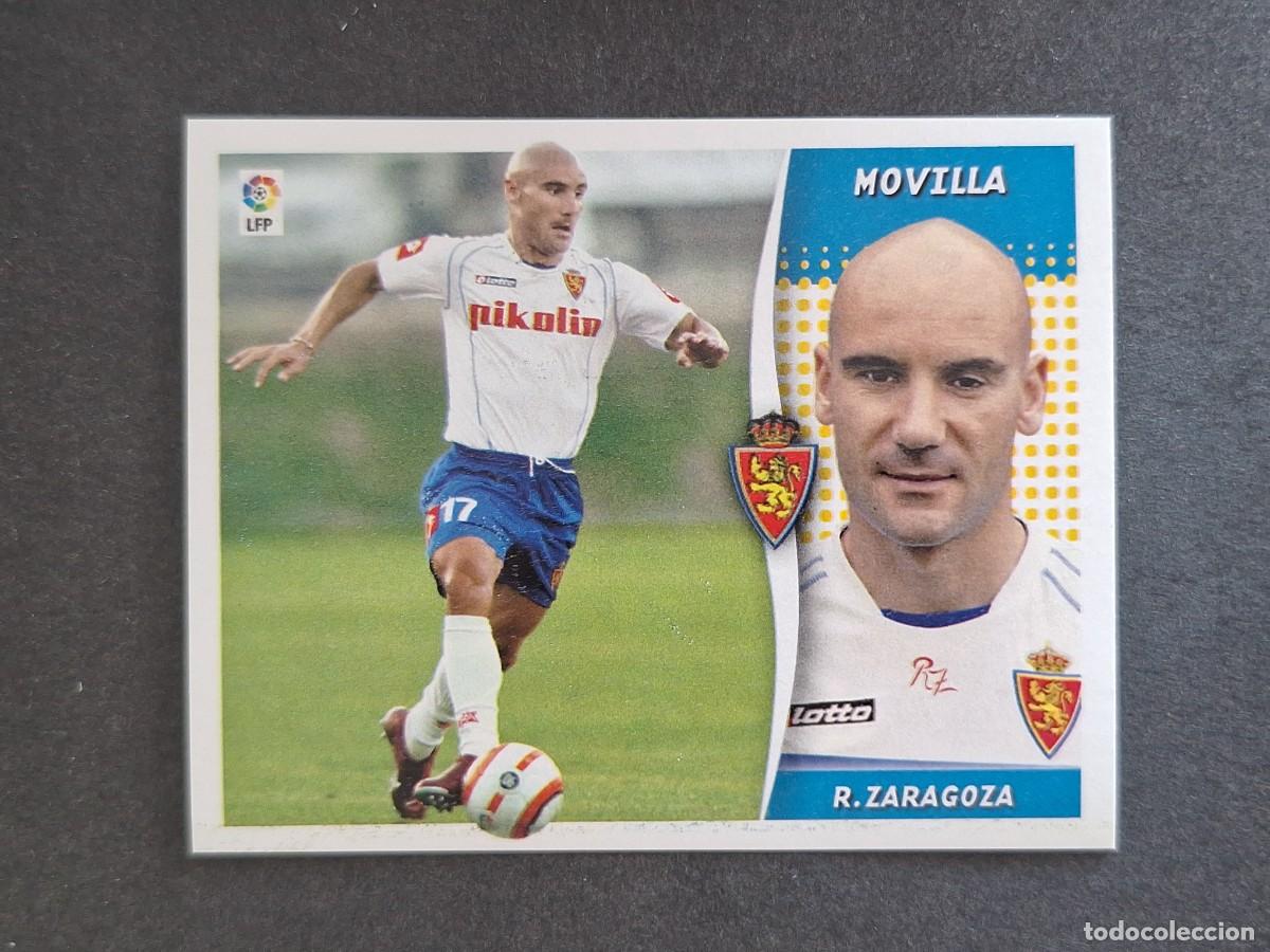 Cromos de f&uacute;tbol: L6 MOVILLA REAL ZARAGOZA LIGA ESTE 2006 2007 06 07 NUNCA PEGADO SIN PEGAR