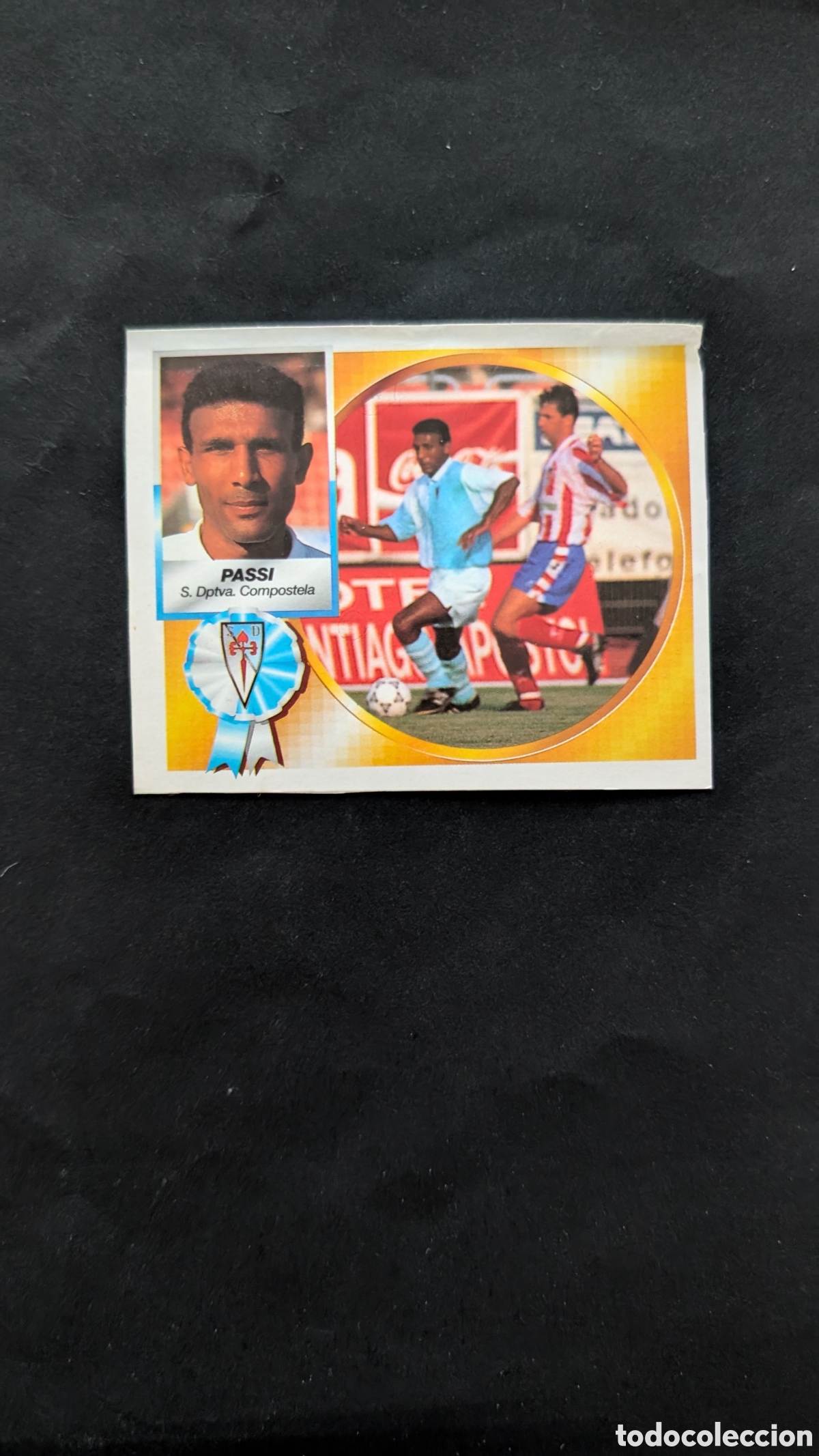 Cromos de f&uacute;tbol: PASSI COMPOSTELA FICHAJE 1 BIS LIGA ESTE 1994/95 94 95 RECORTADO