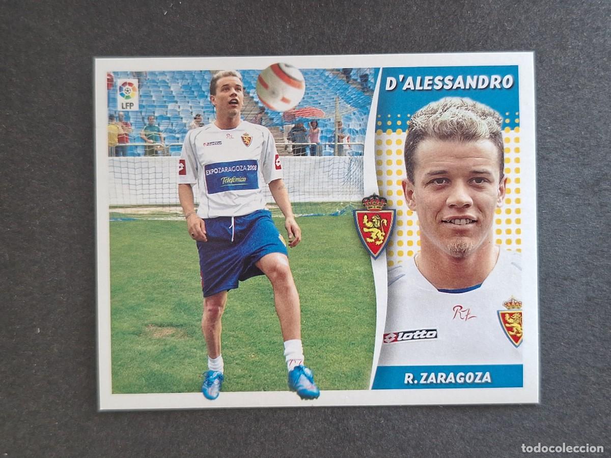 Cromos de f&uacute;tbol: L6 D'ALESSANDRO REAL ZARAGOZA LIGA ESTE 2006 2007 06 07 NUNCA PEGADO SIN PEGAR