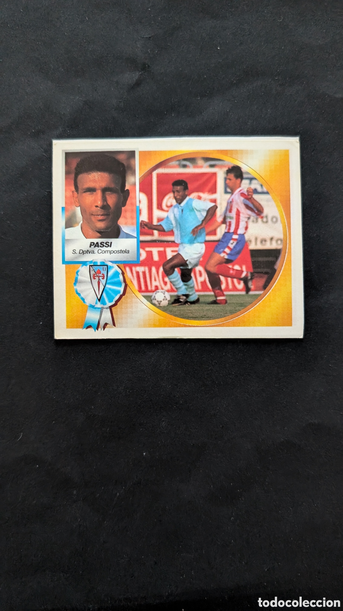 Cromos de f&uacute;tbol: PASSI COMPOSTELA FICHAJE 1 BIS LIGA ESTE 1994/95 94 95 RECORTADO
