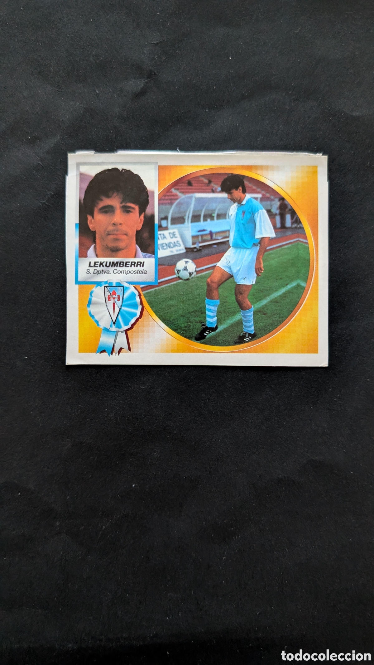 Cromos de f&uacute;tbol: LEKUMBERRI COMPOSTELA FICHAJE 2 BIS LIGA ESTE 1994/95 94 95 RECORTADO