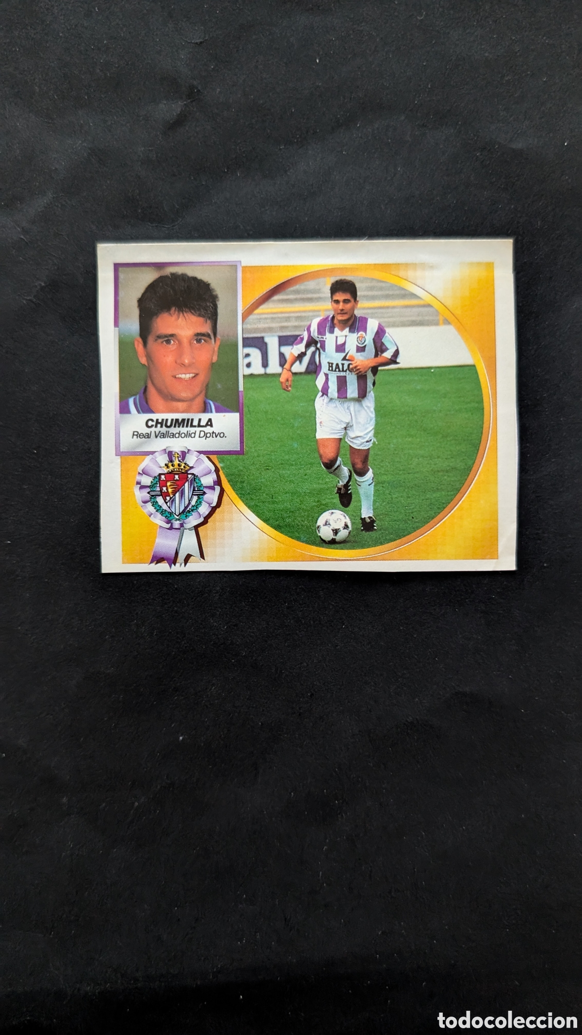 Cromos de f&uacute;tbol: CHUMILLA VALLADOLID FICHAJE 3 BIS LIGA ESTE 1994/95 94 95 RECORTADO