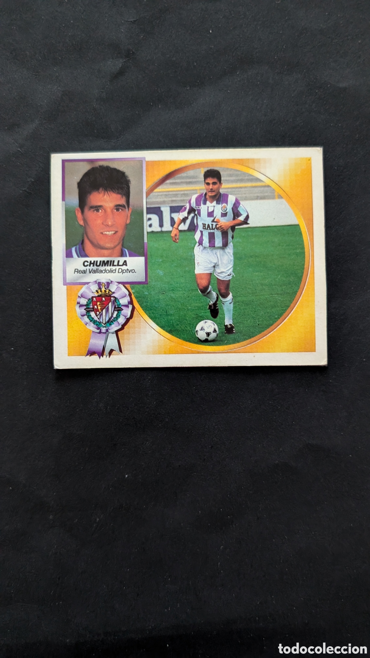 Cromos de f&uacute;tbol: CHUMILLA VALLADOLID FICHAJE 3 BIS LIGA ESTE 1994/95 94 95 RECORTADO