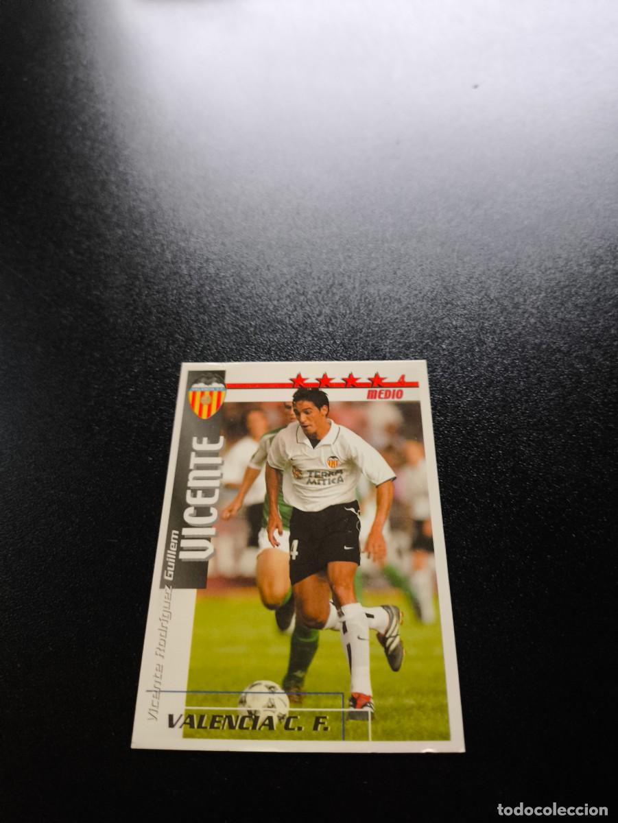 Cromos de f&uacute;tbol: Vicente VALENCIA FUTBOL MATCH TOTAL LIGA 2002 2003 02 03 N PANINI ESTE ADRENALYN