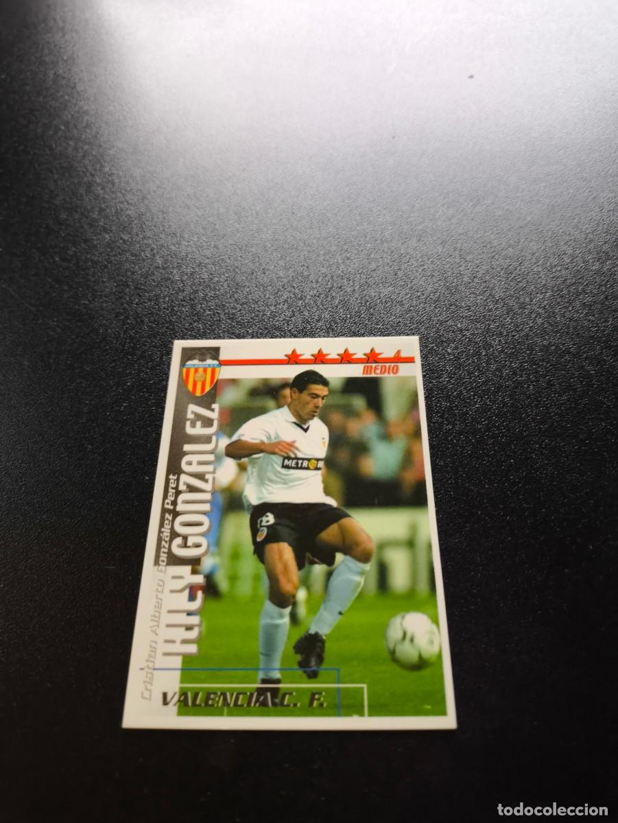 Cromos de f&uacute;tbol: Kily Gonz&aacute;lez VALENCIA FUTBOL MATCH TOTAL LIGA 2002 2003 02 03 N PANINI ESTE ADRENALYN
