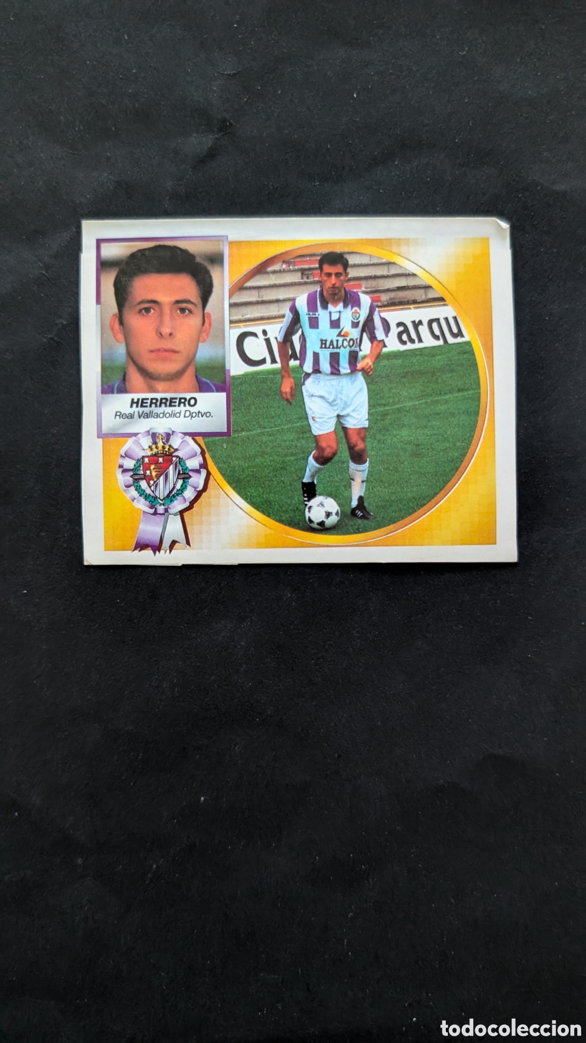 Cromos de f&uacute;tbol: HERRERO VALLADOLID FICHAJE 4 BIS LIGA ESTE 1994/95 94 95 RECORTADO