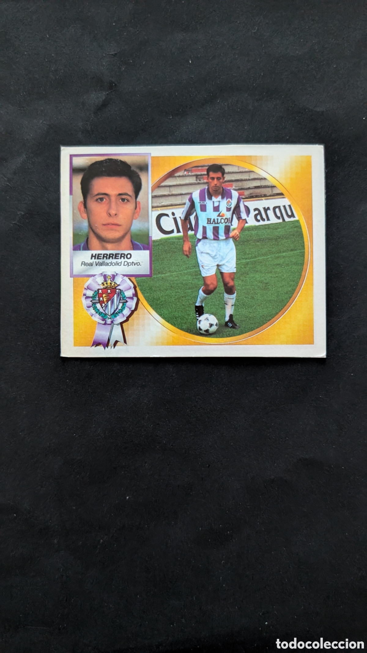 Cromos de f&uacute;tbol: HERRERO VALLADOLID FICHAJE 4 BIS LIGA ESTE 1994/95 94 95 RECORTADO