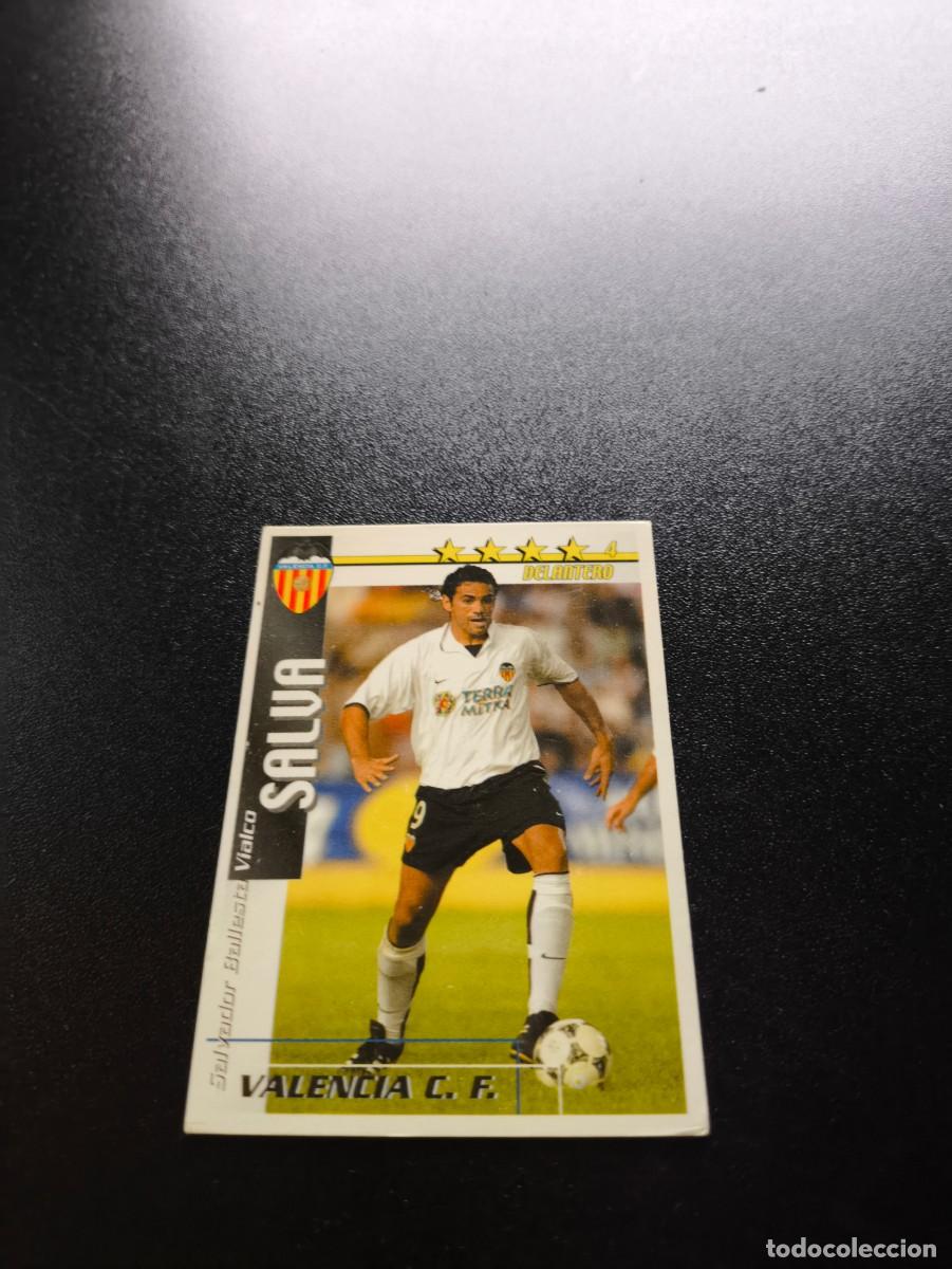 Cromos de f&uacute;tbol: Salva VALENCIA FUTBOL MATCH TOTAL LIGA 2002 2003 02 03 N PANINI ESTE ADRENALYN