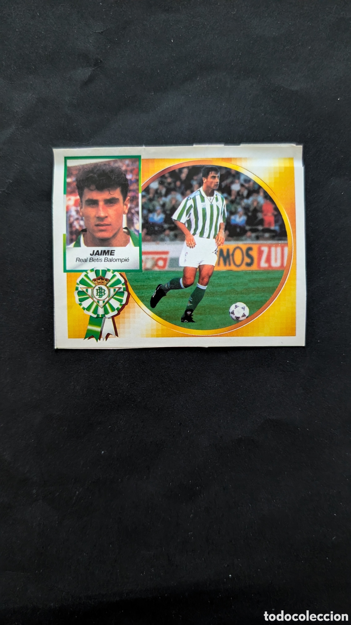 Cromos de f&uacute;tbol: JAIME BETIS FICHAJE 7 BIS LIGA ESTE 1994/95 94 95 RECORTADO