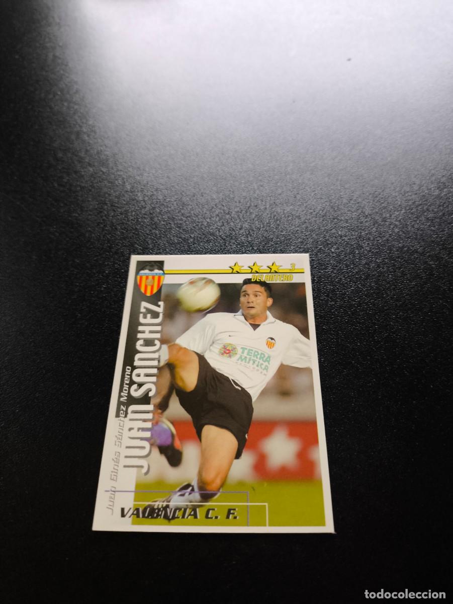 Cromos de f&uacute;tbol: Juan S&aacute;nchez VALENCIA FUTBOL MATCH TOTAL LIGA 2002 2003 02 03 N PANINI ESTE ADRENALYN