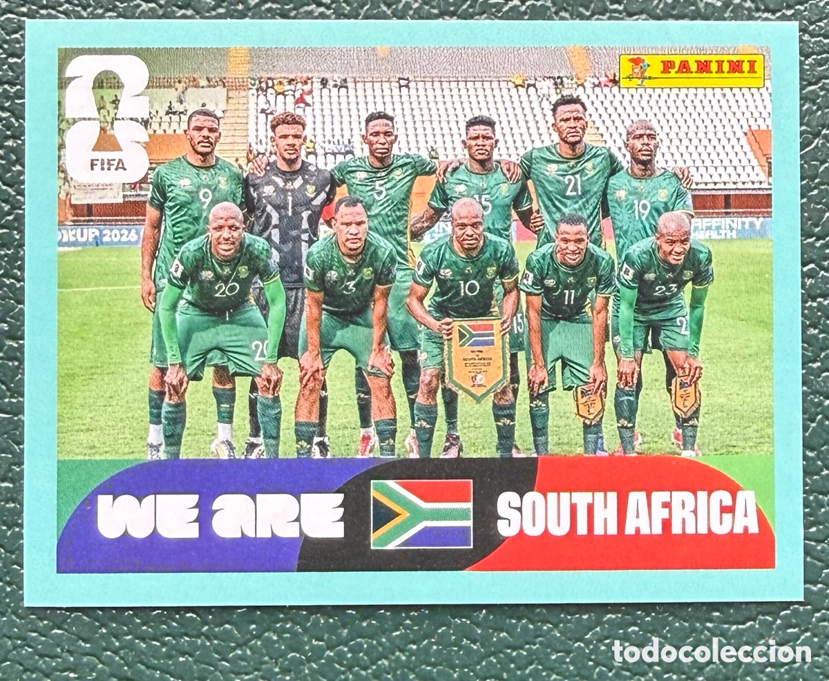 Cartes &agrave; collectionner de Football: RSA 13 ALINEACION SUDAFRICA CROMOS ALBUM FIFA WORLD CUP MUNDIAL 2026 PANINI