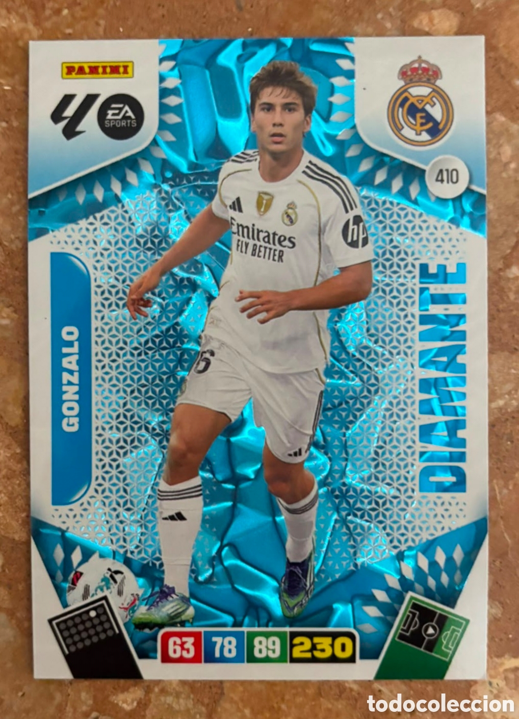Cartes &agrave; collectionner de Football: ADRENALYN XL 2025 2026 / 25 26 DIAMANTE 434 GONZALO - REAL MADRID
