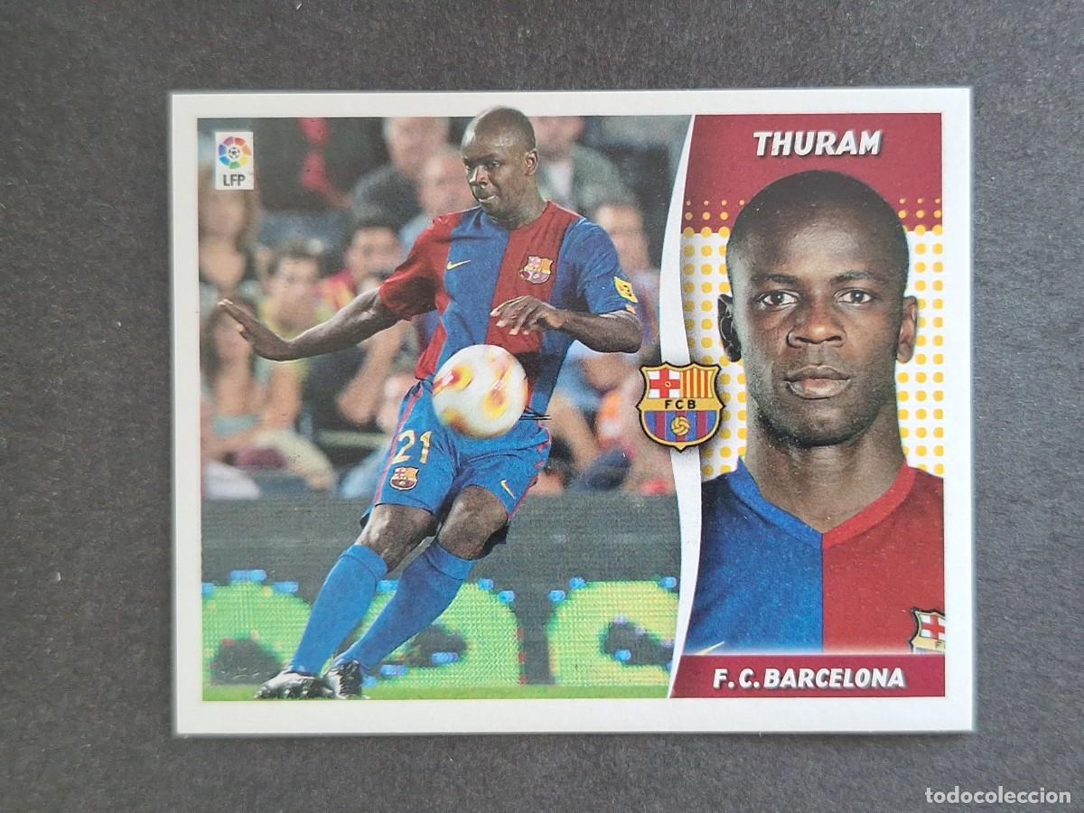 Cartes &agrave; collectionner de Football: L6 THURAM VERSION F. C. BARCELONA LIGA ESTE 2006 2007 06 07 NUNCA PEGADO SIN PEGAR