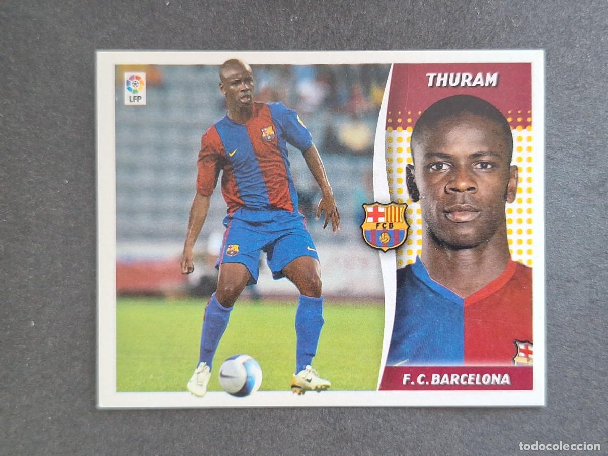 Cartes &agrave; collectionner de Football: L6 THURAM VERSION F. C. BARCELONA LIGA ESTE 2006 2007 06 07 NUNCA PEGADO SIN PEGAR