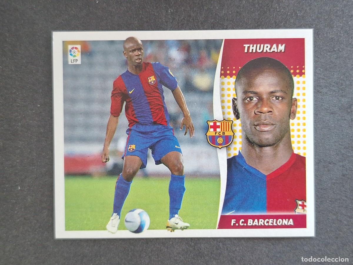 Cartes &agrave; collectionner de Football: L6 THURAM VERSION F. C. BARCELONA LIGA ESTE 2006 2007 06 07 NUNCA PEGADO SIN PEGAR