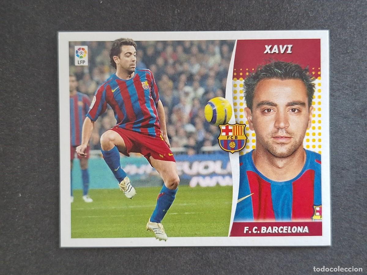 Cartes &agrave; collectionner de Football: L6 XAVI F. C. BARCELONA LIGA ESTE 2006 2007 06 07 NUNCA PEGADO SIN PEGAR