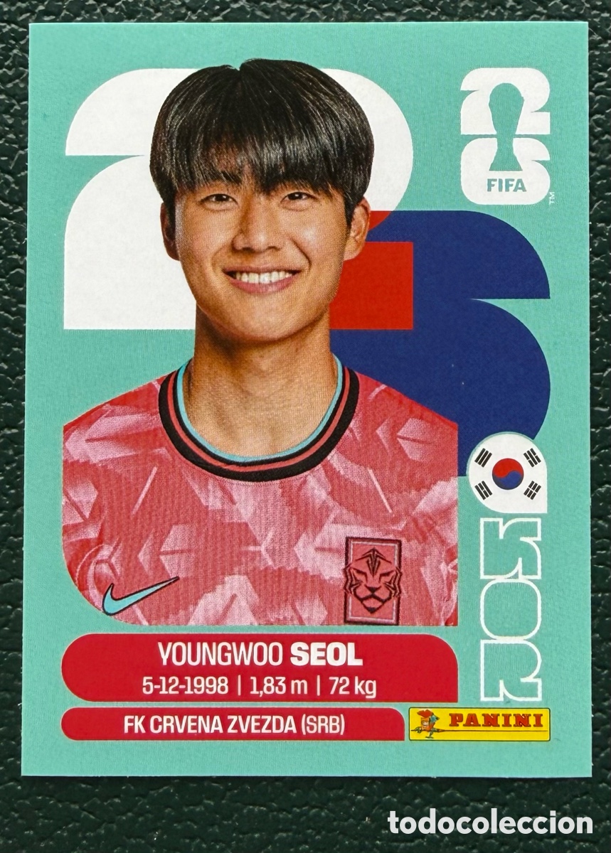Cartes &agrave; collectionner de Football: KOR 8 TAESEOK LEE COREA DEL SUR CROMOS ALBUM FIFA WORLD CUP MUNDIAL 2026 PANINI