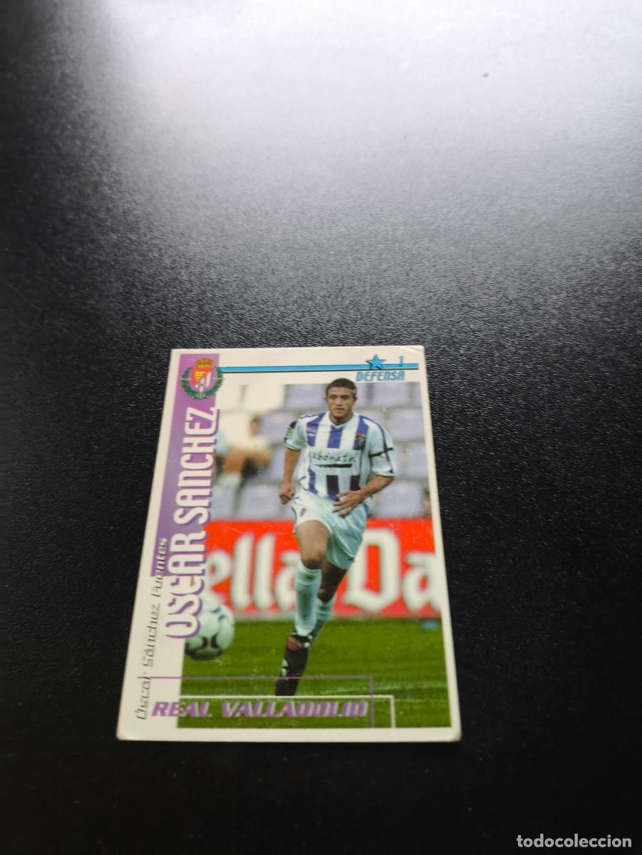 Cromos de f&uacute;tbol: &Oacute;scar S&aacute;nchez VALLADOLID FUTBOL MATCH TOTAL LIGA 2002 2003 02 03 N PANINI ESTE ADRENALYN