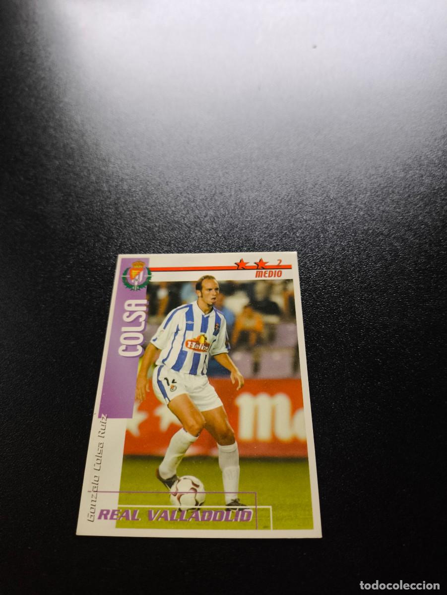 Cromos de f&uacute;tbol: Colsa VALLADOLID FUTBOL MATCH TOTAL LIGA 2002 2003 02 03 N PANINI ESTE ADRENALYN