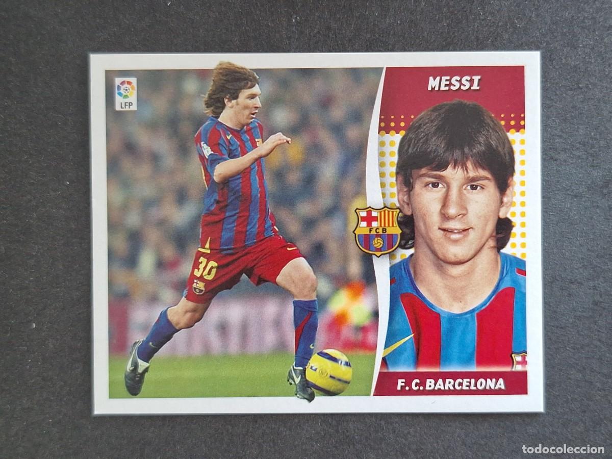 Cromos de f&uacute;tbol: L6 MESSI F. C. BARCELONA LIGA ESTE 2006 2007 06 07 NUNCA PEGADO SIN PEGAR