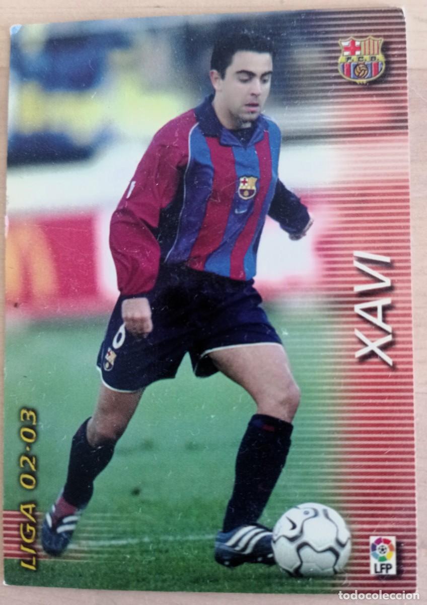Cromos de f&uacute;tbol: Cromo Megafichas Liga 2002-2003 - Xavi Hern&aacute;ndez - F.C. Barcelona - Panini Sports 62