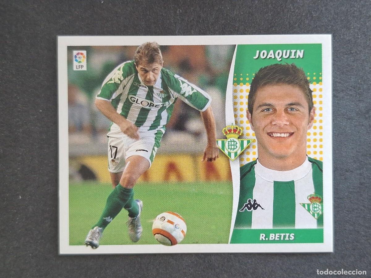 Cromos de f&uacute;tbol: L6 JOAQUIN REAL BETIS BALOMPIE LIGA ESTE 2006 2007 06 07 NUNCA PEGADO SIN PEGAR