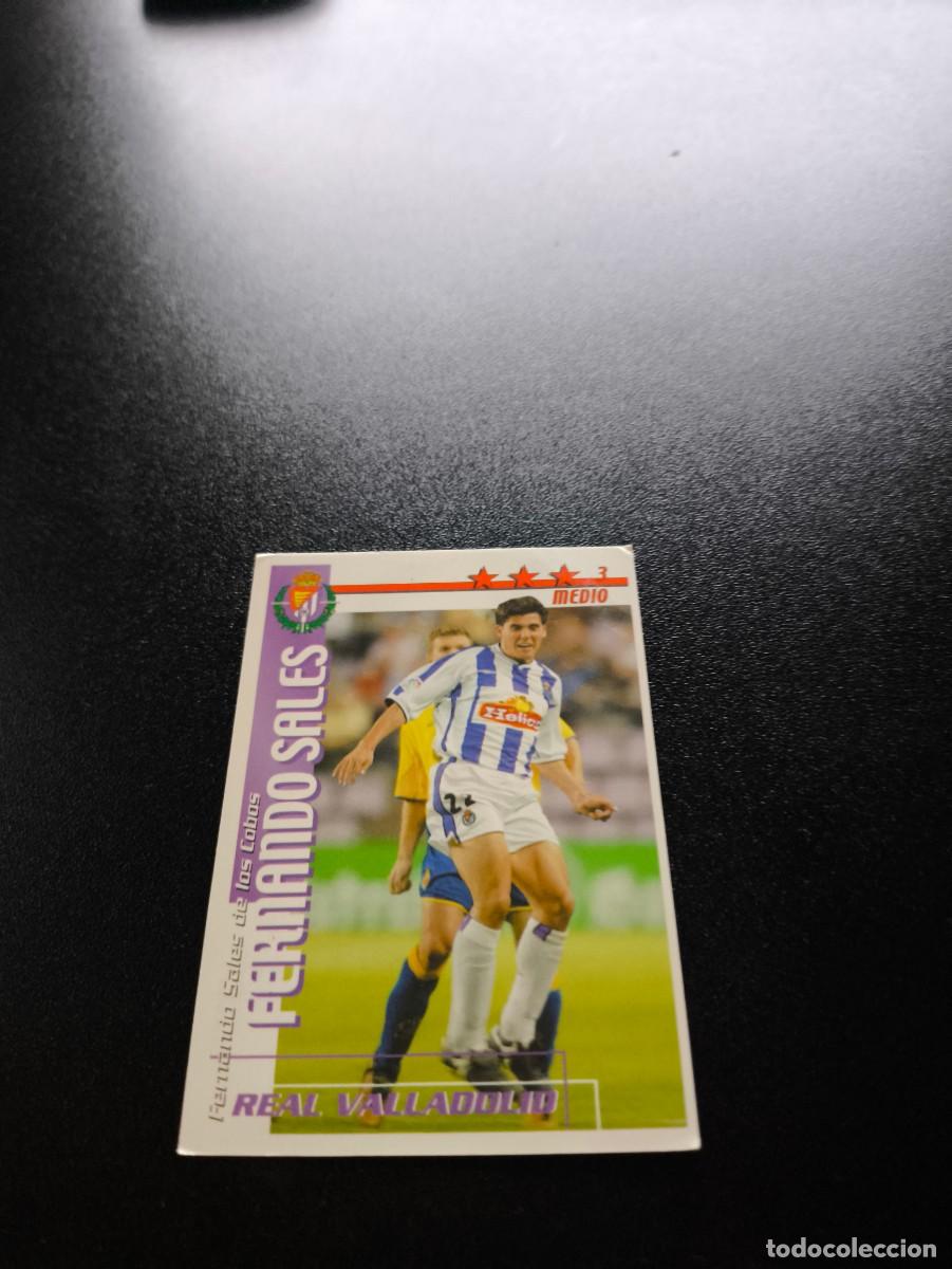 Cromos de f&uacute;tbol: Fernando Sales VALLADOLID FUTBOL MATCH TOTAL LIGA 2002 2003 02 03 N PANINI ESTE ADRENALYN