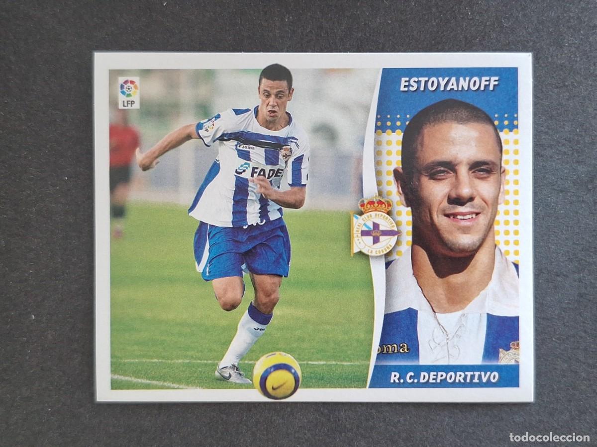 Fu&szlig;ball-Sticker: L6 ESTOYANOFF DEPORTIVO DE LA CORU&Ntilde;A LIGA ESTE 2006 2007 06 07 NUNCA PEGADO SIN PEGAR