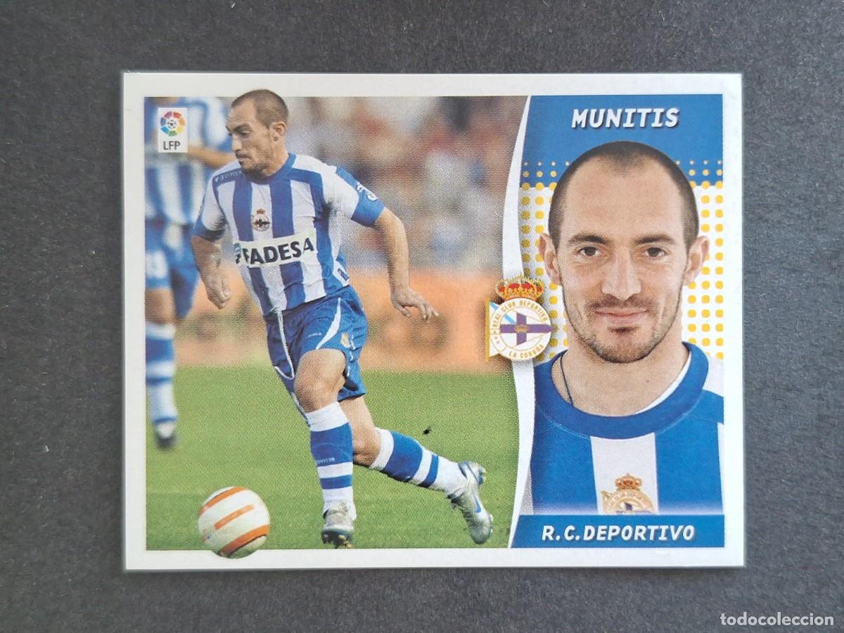Cromos de f&uacute;tbol: L6 MUNITIS DEPORTIVO DE LA CORU&Ntilde;A LIGA ESTE 2006 2007 06 07 NUNCA PEGADO SIN PEGAR