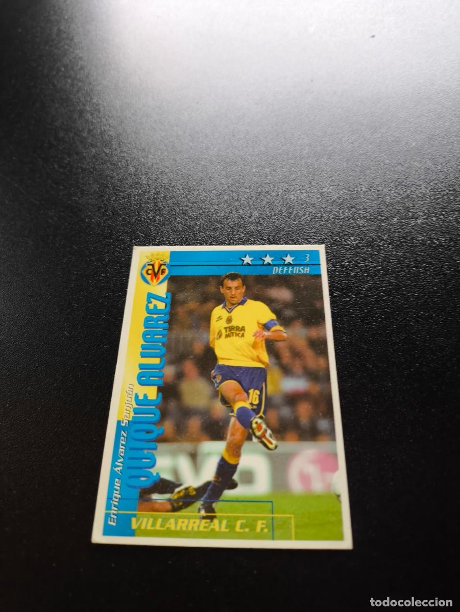Football Stickers: Quique &Aacute;lvarez VILLARREAL FUTBOL MATCH TOTAL LIGA 2002 2003 02 03 N PANINI ESTE ADRENALYN