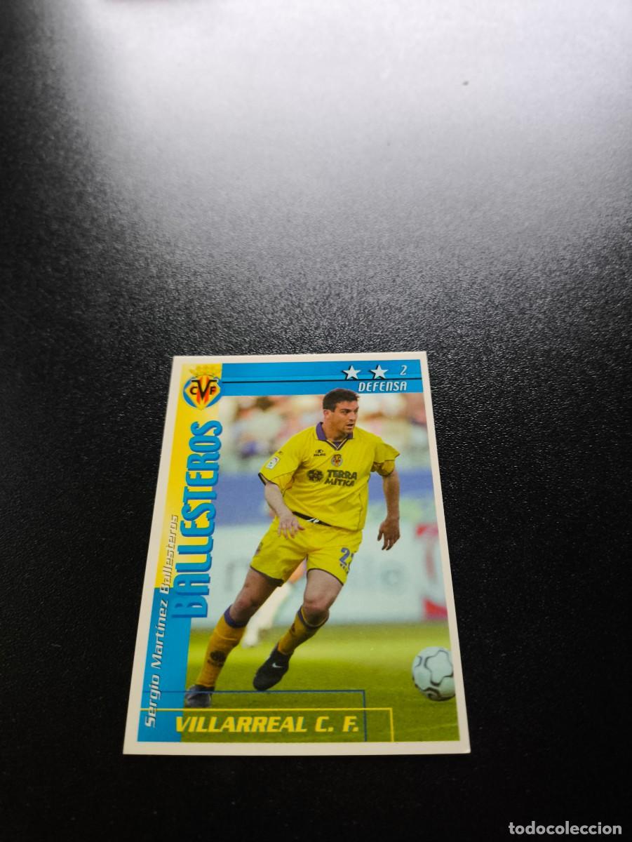 Fu&szlig;ball-Sticker: Ballesteros VILLARREAL FUTBOL MATCH TOTAL LIGA 2002 2003 02 03 N PANINI ESTE ADRENALYN