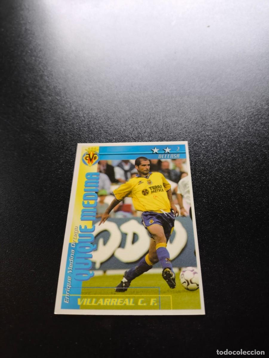 Cartes &agrave; collectionner de Football: Quique Medina VILLARREAL FUTBOL MATCH TOTAL LIGA 2002 2003 02 03 N PANINI ESTE ADRENALYN