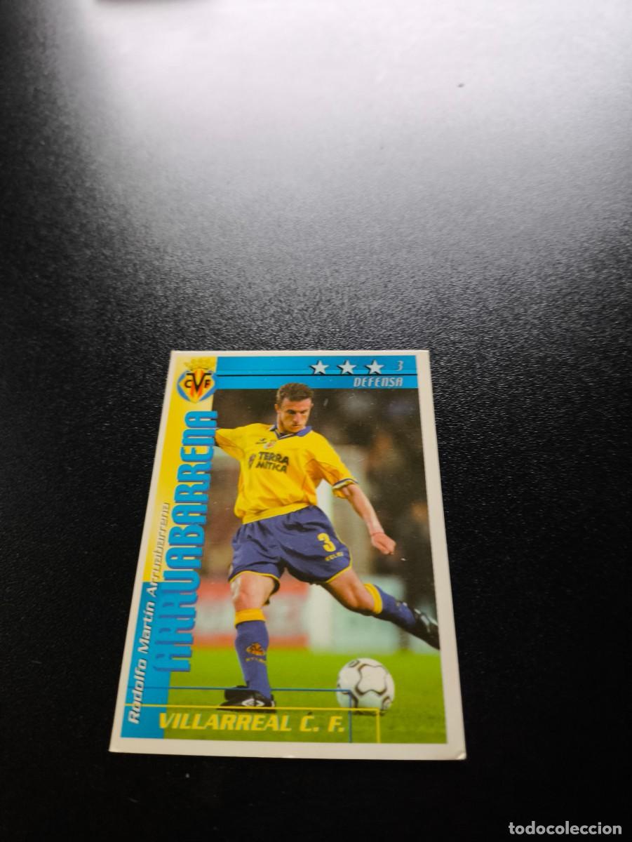 Cromos de f&uacute;tbol: Arruabarrena VILLARREAL FUTBOL MATCH TOTAL LIGA 2002 2003 02 03 N PANINI ESTE ADRENALYN