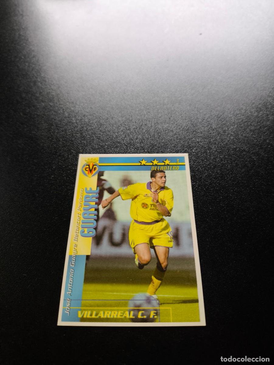 Cromos de f&uacute;tbol: Guayre VILLARREAL FUTBOL MATCH TOTAL LIGA 2002 2003 02 03 N PANINI ESTE ADRENALYN